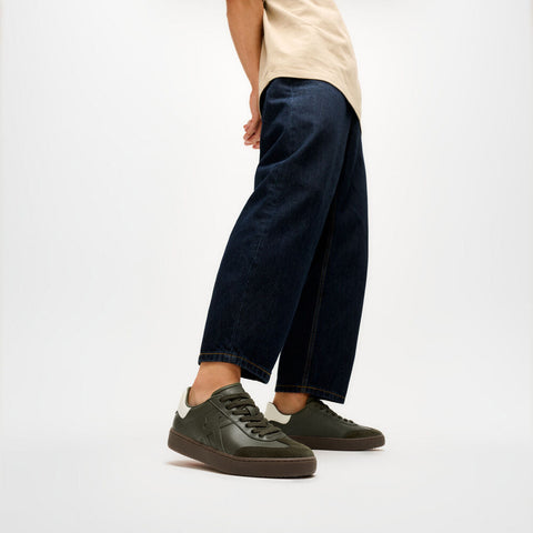 FitFlop - The Dash Mens T-Toe Leather Trainers