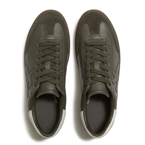 FitFlop - The Dash Mens T-Toe Leather Trainers
