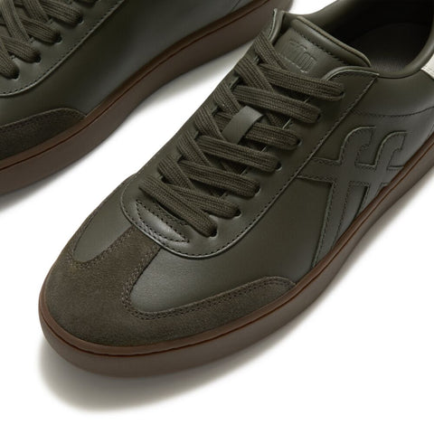 FitFlop - The Dash Mens T-Toe Leather Trainers