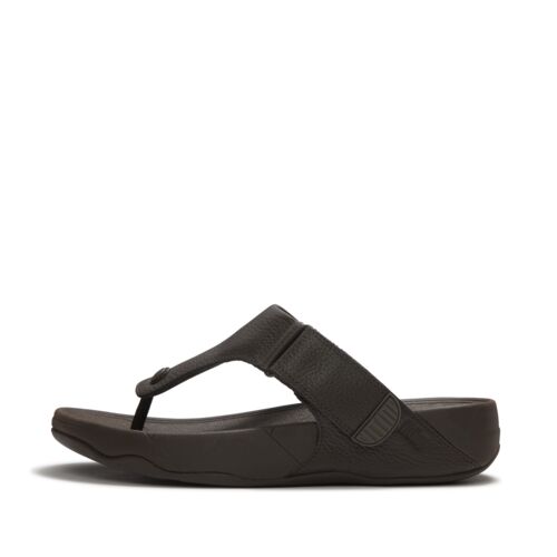 FitFlop - Trakk II Mens Leather Toe-Post Sandals