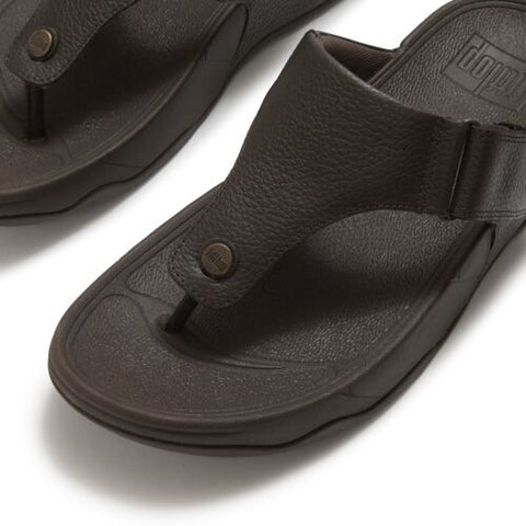 FitFlop - Trakk II Mens Leather Toe-Post Sandals