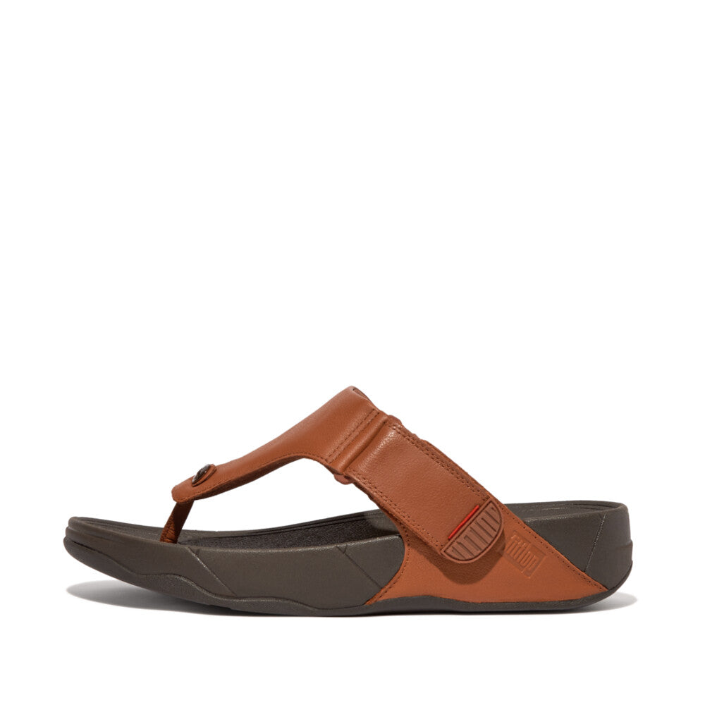 FitFlop - Trakk II Mens Leather Flip-Flops