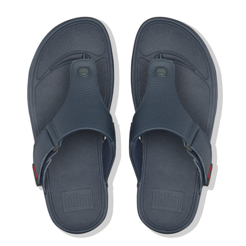FitFlop - Trakk II Mens Leather Flip-Flops
