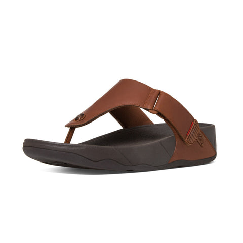 FitFlop - Trakk II Mens Leather Flip-Flops