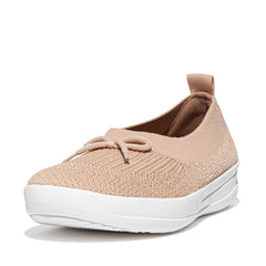 FitFlop - Uberknit Slip-On Bow Ballerina