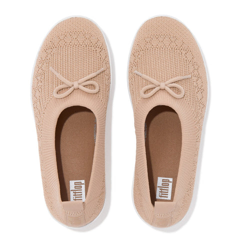 FitFlop Überknit Ballet Pumps With Bow