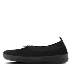FitFlop - Uberknit Slip-On Bow Ballerina