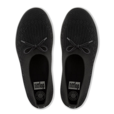 FitFlop Überknit Ballet Pumps With Bow