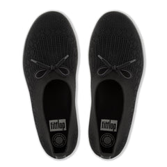 FitFlop - Uberknit Slip-On Bow Ballerina