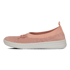 FitFlop - Uberknit Slip-On Bow Ballerina