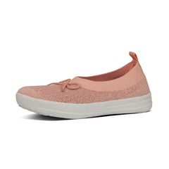 FitFlop - Uberknit Slip-On Bow Ballerina