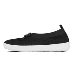 FitFlop - Uberknit Slip-On Bow Ballerina
