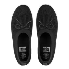 FitFlop - Uberknit Slip-On Bow Ballerina