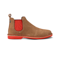 Chelsea Boot Pinotage (Red Sole)