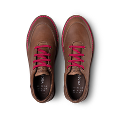 Veldskoen Hadeda Loft Golf Shoe (Hot Pink Sole)