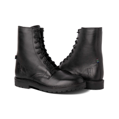 The Veldskoen MoveMe Ranger Boot (Black Leather with Black Sole)