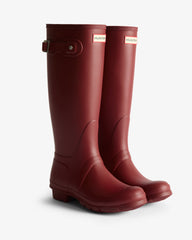 Hunter - Women's Tri-Colour Logo Backstrap Tall Wellington Boots