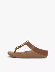 FitFlop - Lulu Glossy Button Toe-Post Sandals