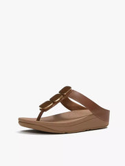 FitFlop - Lulu Glossy Button Toe-Post Sandals