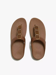 FitFlop - Lulu Glossy Button Toe-Post Sandals