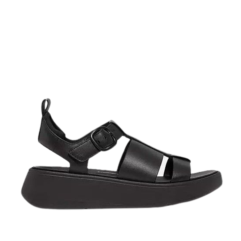 FitFlop - F-MODE Leather Flatform Fisherman Sandals