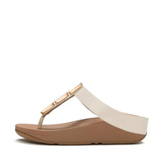 FitFlop - Lulu Glossy Button Toe-Post Sandals