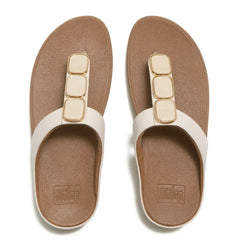 FitFlop - Lulu Glossy Button Toe-Post Sandals