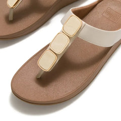 FitFlop - Lulu Glossy Button Toe-Post Sandals