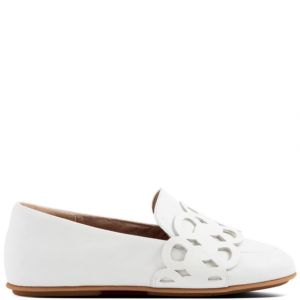 FitFlop Lena Entwined Loops Loafers Bright White