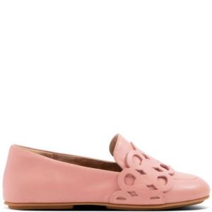 FitFlop Lena Entwined Loops Loafers Rose Pink