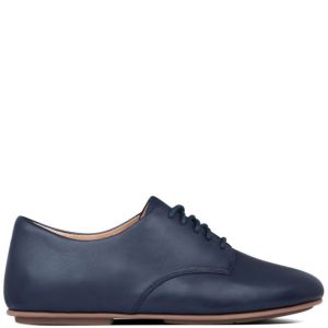 FitFlop Adeola Leather Lace-Up Midnite Navy