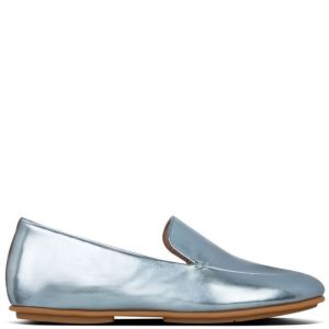 FitFlop Lena Loafer Metallic Ice Blue