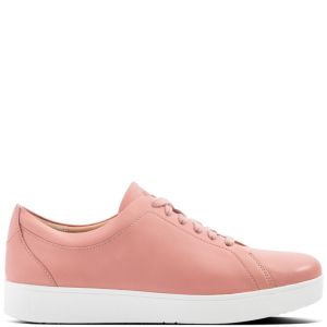 FitFlop Rally Leather Sneaker Rose Pink
