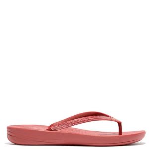 FitFlop iQushion Sparkle Dusky Red