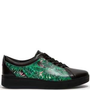 FitFlop Rally Jungle Print Sneaker Black Mix
