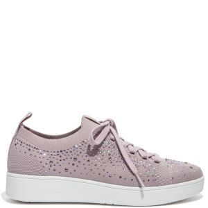 FitFlop - Rally Tennis Trainers Crystal Knit Soft Lilac