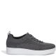 FitFlop - Rally Tonal Knit Sneakers Metallic Pewter/Grey