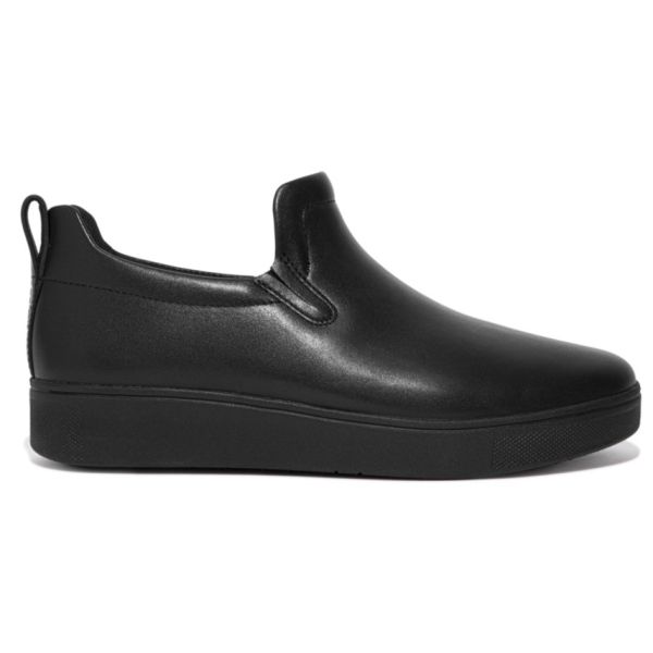 Rally Leather Slip On All Black