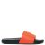 FitFlop iQushion Mens Slides Black/Neon Orange